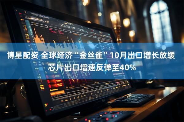 博星配资 全球经济“金丝雀”10月出口增长放缓 芯片出口增速反弹至40%